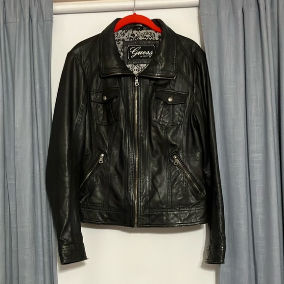 Guess Vintage Butter Soft Leather Jacket - Picture 1 of 6